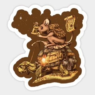 The Constant Traveler Sticker